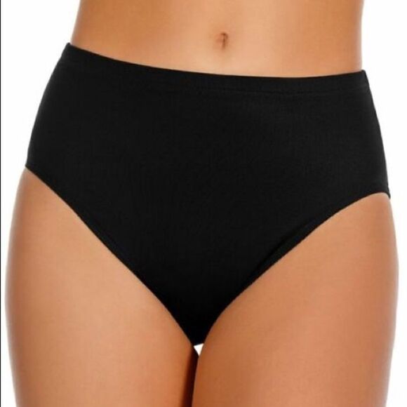 Caribbean Joe High Rise Bikini Bottoms (C) - Picture 1 of 7